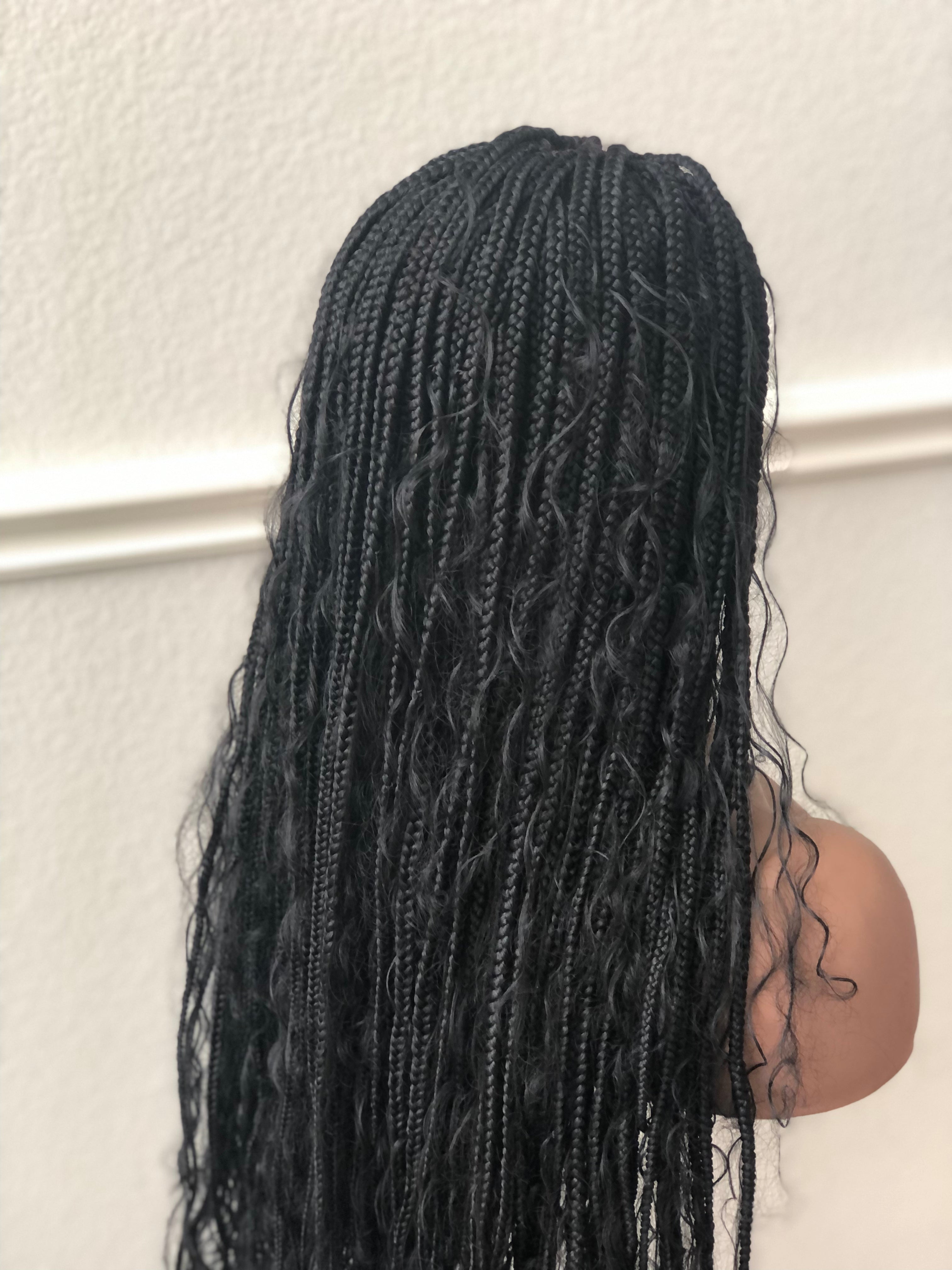 Boho Braids Wig by Jara Hair | Realistic Full Lace Braided Wigs