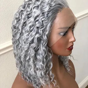 Salt & Pepper Wet Wavy-Silverbell