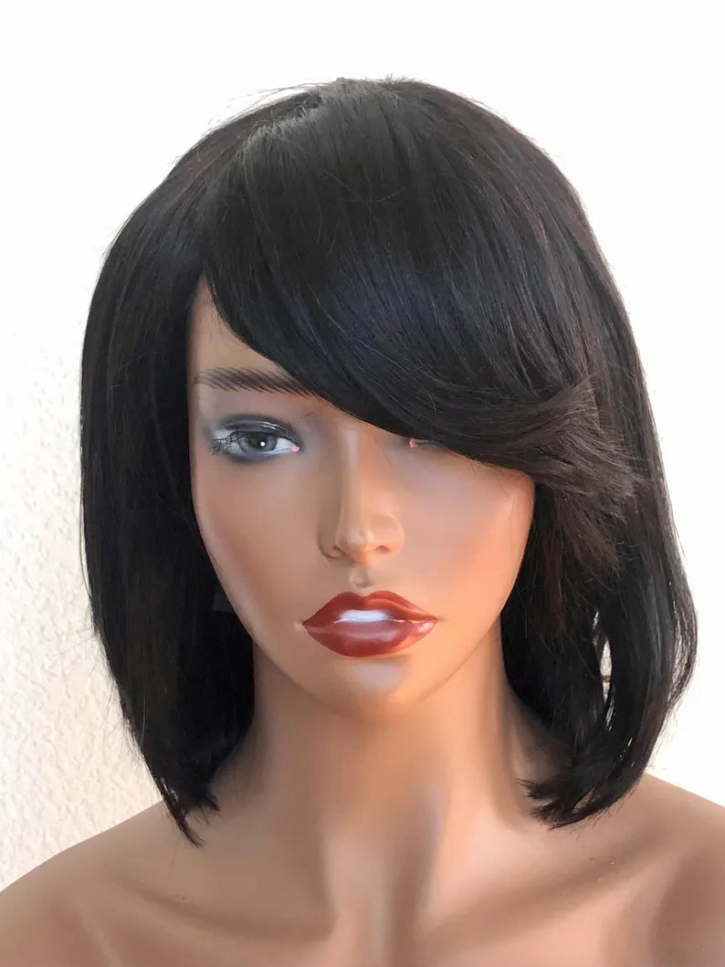 Layered Bob Side Bangs-Sloane