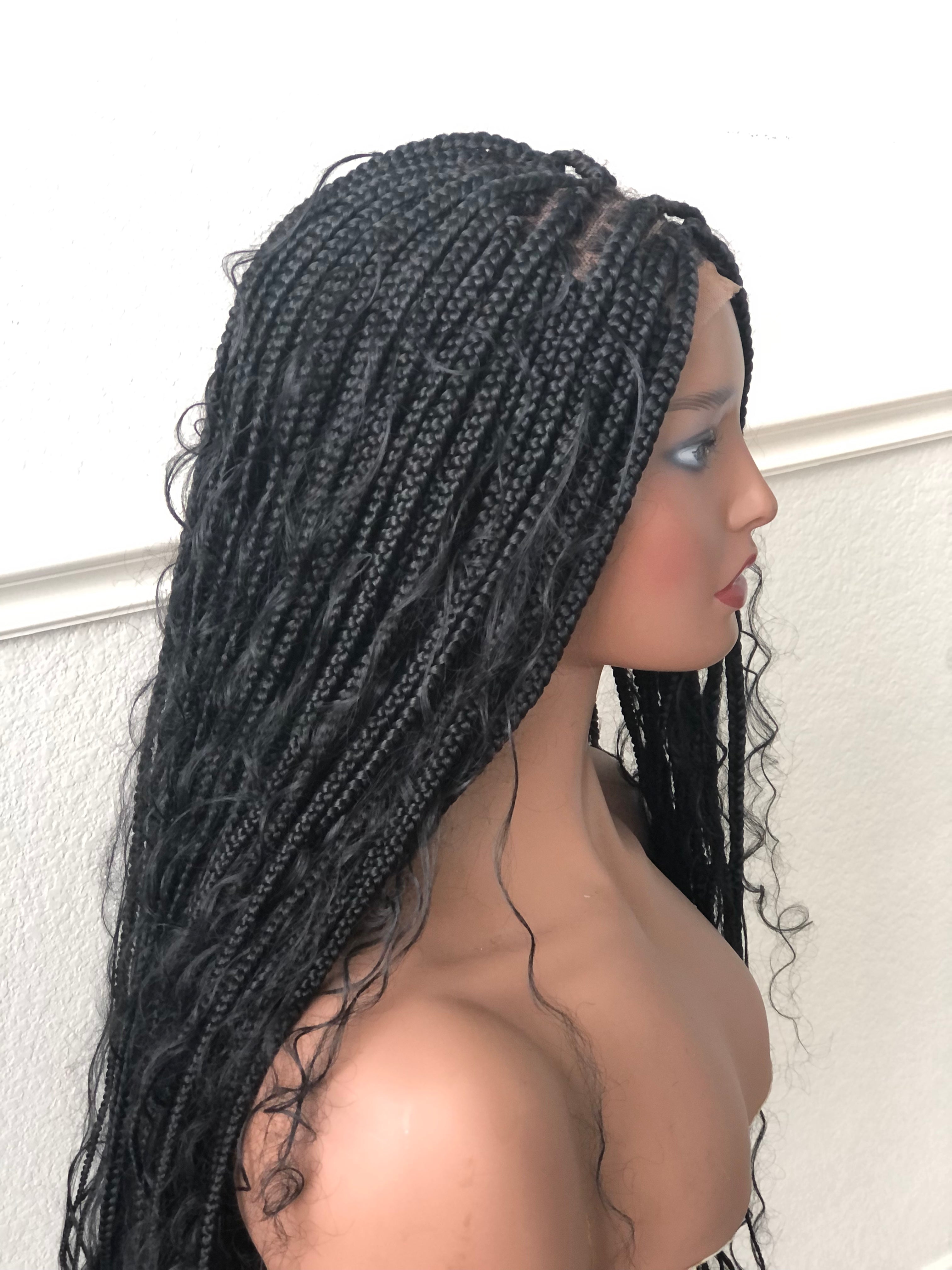 Boho Braids Wig by Jara Hair | Realistic Full Lace Braided Wigs