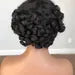 Short Black Curly Pixie Wig-Onyx