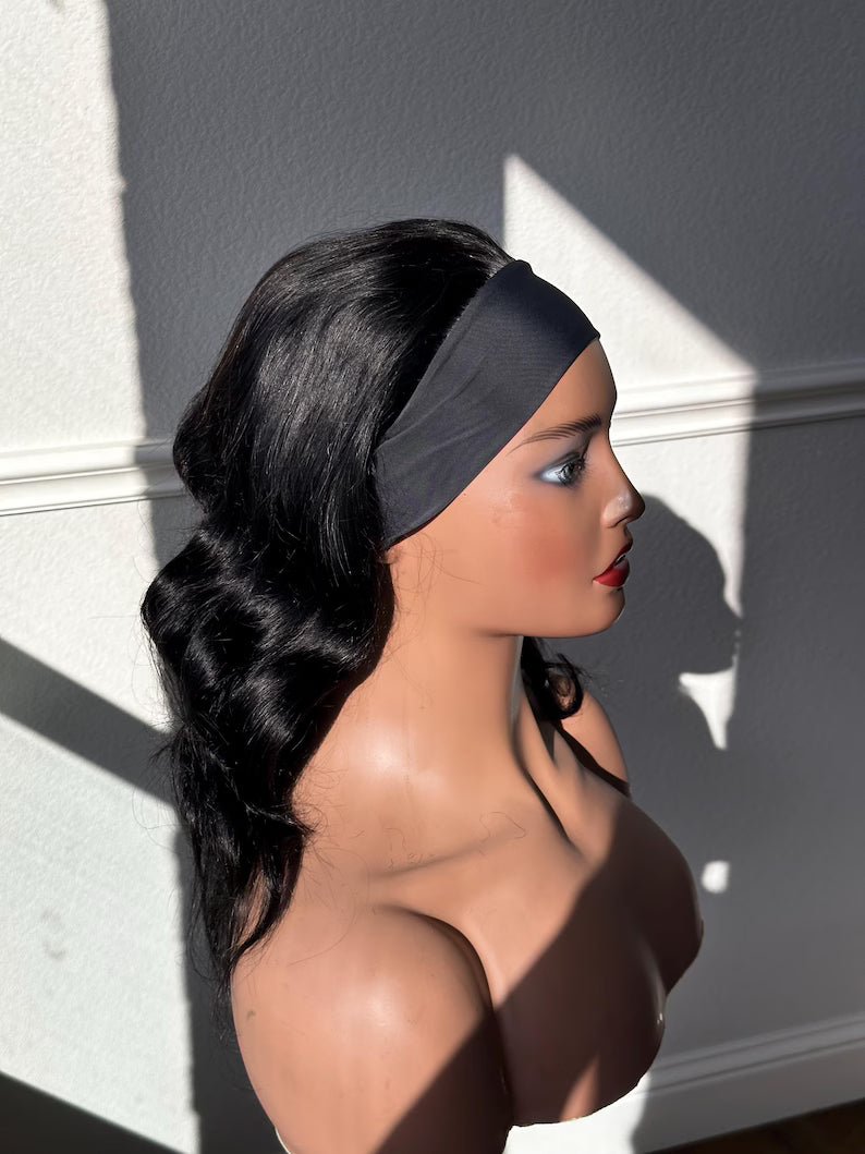Body Wave Headband Wig-Cascade
